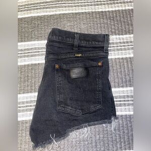 Wrangler Black Jean Shorts